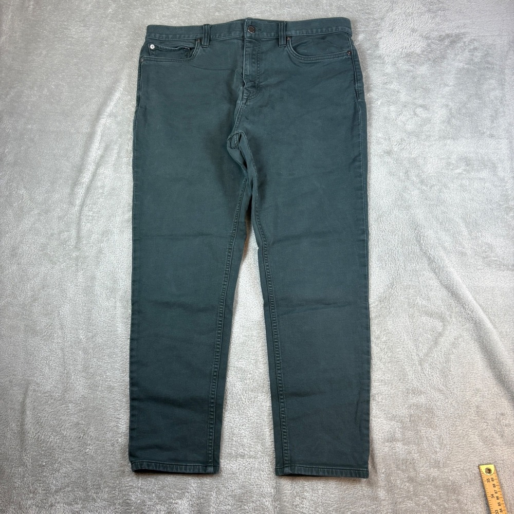 Banana Republic Pants Mens 36x30 (Fits 36x28) Traveler Athletic Tapered Green